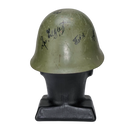 Serbian M59/85 Helmet with Graffiti - Serbian Army Surplus - Helmets