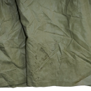 US 1950s Dismounted Olive Raincoat - Large