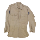 US Air Force 1946 Pattern Tan Service Shirt - Medium, Item 1 - US Air Force Surplus - Service Shirts