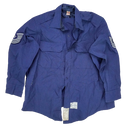 US Air Force 1960s Blue Service Dress Shirt - Medium - US Air Force Surplus - Service Shirts