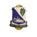 US Army 100th Infantry Battalion Unit Crest Pin