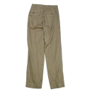 US Army 1940s Khaki Chino Trousers - 31x35, Small - US Army Surplus - Dress Trousers