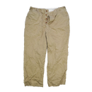 US Army 1950's Khaki Chino Trousers - 36x28, Large