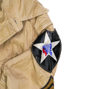 US Army 1950s Khaki Long Sleeve Service Shirt - 15.5x33, Medium - US Army Surplus - Service Shirts