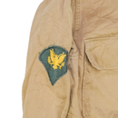 US Army 1950s Khaki Long Sleeve Shirt - 16x35, Medium