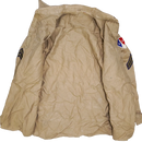 US Army 1950s Khaki Long Sleeve Shirt - Small - US Army Surplus - Service Shirts