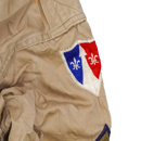 US Army 1950s Khaki Long Sleeve Shirt - Small - US Army Surplus - Service Shirts