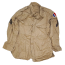 US Army 1950s Khaki Long Sleeve Shirt - Small - US Army Surplus - Service Shirts