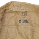 US Army 1950s Khaki Short Sleeve Shirt - Large - US Army Surplus - Service Shirts