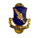 US Army 504th Infantry Regiment  Unit Crest Pin