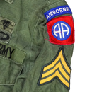 US Army 82nd Airborne OG-107 Utility Shirt - 14.5x33, Small