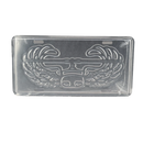 US Army Air Assault White License Plate