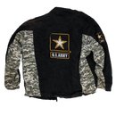 US Army Black Denim and UCP Camo Jacket - XLarge