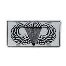 US Army Jump Wings White License Plate - Army & Outdoors - Collectables & Rarities