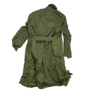 US Army Olive Nylon Raincoat - 36S, Small
