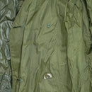 US Army Olive Nylon Raincoat - 36S, Small