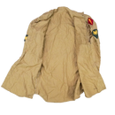 US Army Ordnance Corps 1950s Khaki Long Sleeve Shirt - 16x35, Medium
