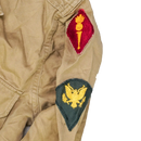 US Army Ordnance Corps 1950s Khaki Long Sleeve Shirt - 16x35, Medium