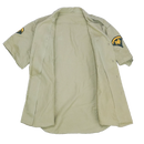 US Army Tan Short Sleeve Shirt - Large - US Army Surplus - Service Shirts