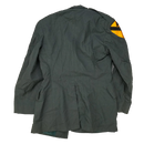 US Army Wool Service Dress Jacket - 37R, Small