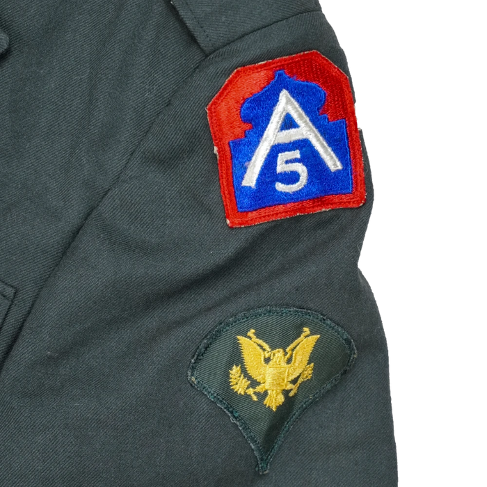US Army Wool Service Dress Jacket - 39L, Medium
