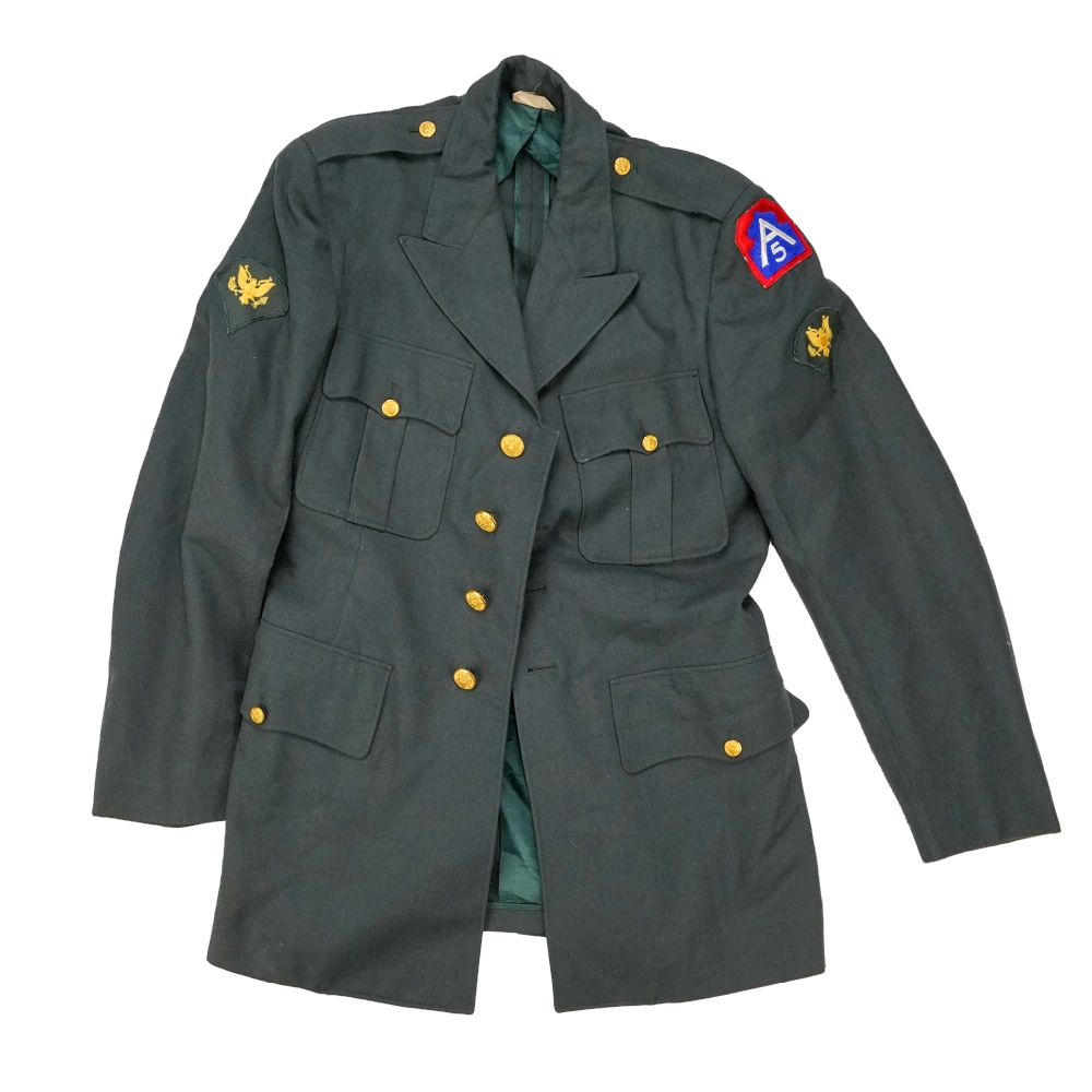 US Army Wool Service Dress Jacket - 39L, Medium