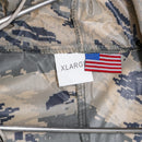 US Made ABU Camo Nylon Lightweight Rain Suit - XLarge
