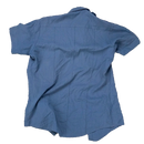 US Made Blue Short Sleeve Uniform Shirt - Small