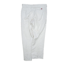 US Made Dickies White Work Trousers - 34x30, Medium - Army & Outdoors - Work Trousers