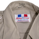 US Made Flying Cross Tan Service Dress Shirt - Medium