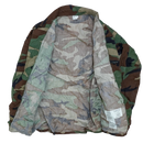 US Made Lion Apparel Woodland Ripstop BDU Shirt with 'Bulldogs' Logo - Medium - Army & Outdoors - Field Shirts