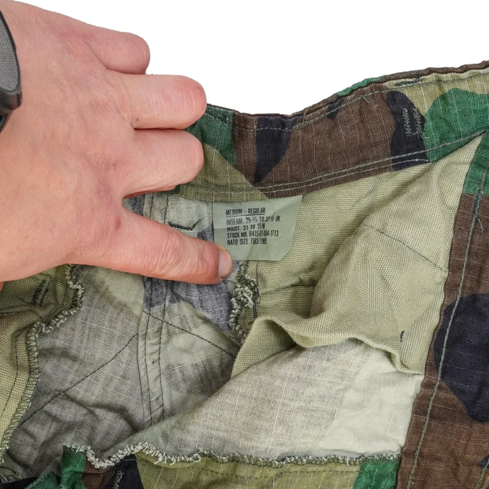 US Made Rothco Woodland Ripstop BDU Trousers - Medium