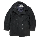 US Made Schott 740N Black Pea Jacket - 34, XSmall