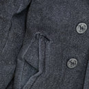 US Made Schott 740N Grey Pea Jacket - 38, Small