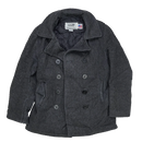 US Made Schott 740N Grey Pea Jacket - 38, Small