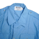 US Made Sentry Blue Service Short Sleeve Shirt - 17, Large - Army & Outdoors - Service Shirts