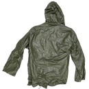 US Made Sterns PVC Olive Rain Jacket - Medium - Army & Outdoors - Rain Jackets