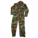 US Made Woodland Camo Coveralls - Small