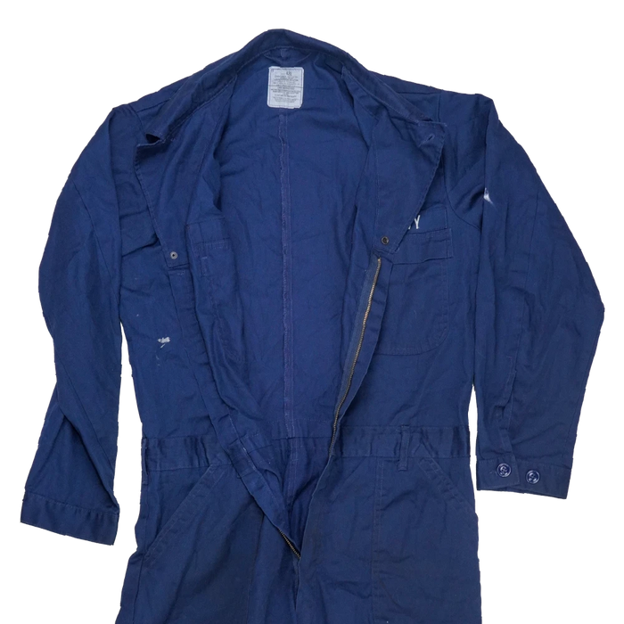 US Navy Blue Utility Coveralls - 42L, Large