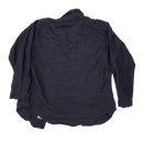 US Navy Blue Wool Flannel Shirt - 16.5x34, Large