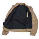 US Navy Tan Lined Windbreaker Jacket - Small