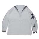 US Navy White Sailor Middy Shirt - 48L, 2XLarge - US Navy Surplus - Service Shirts