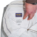 US Navy White Service Dress Trousers - 36R, Large