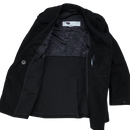US Navy Women's Black Pea Coat - 14L, Medium - US Navy Surplus - Great Coats