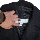 US Navy Women's Black Pea Coat - 14L, Medium - US Navy Surplus - Great Coats