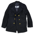 US Navy Women's Black Pea Coat - 14L, Medium - US Navy Surplus - Great Coats