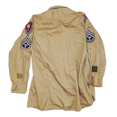 US WW2 3rd Army ADSEC Khaki Service Shirt - Medium