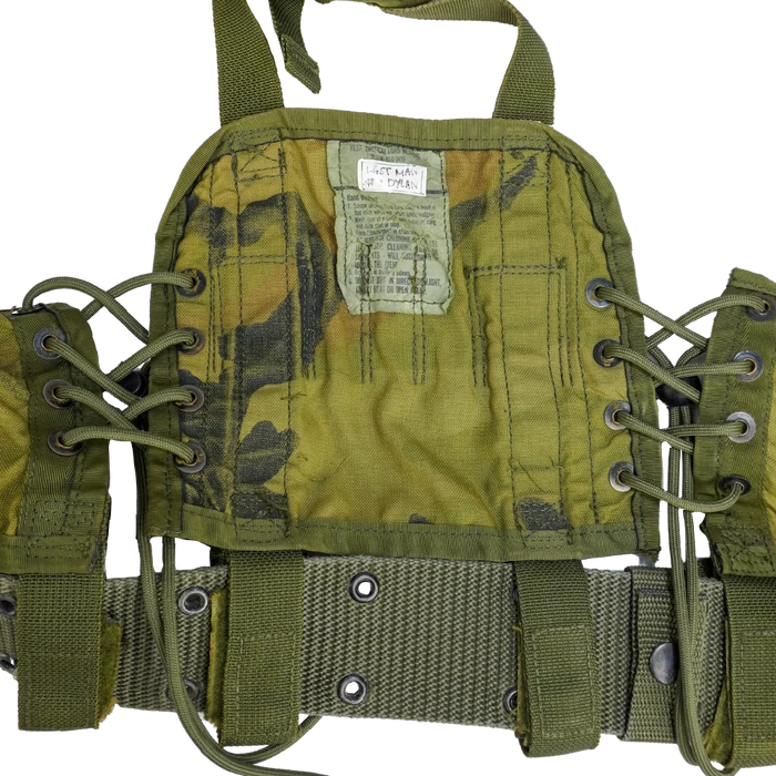 USGI 1st Gen Woodland Load Bearing Vest w/ Belt - Large