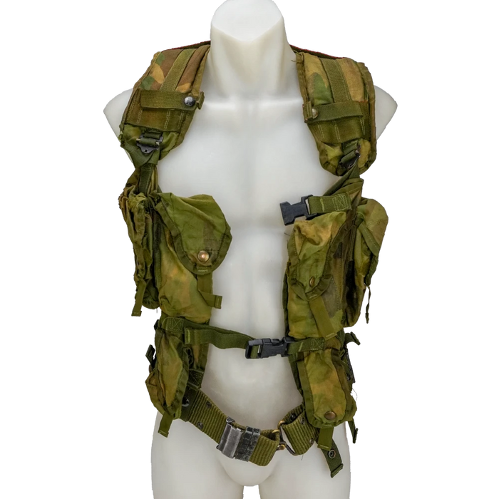 USGI 1st Gen Woodland Load Bearing Vest w/ Belt - Medium
