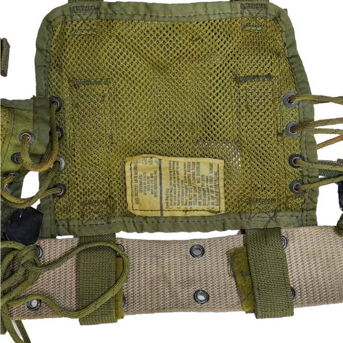 USGI Enhanced Woodland Load Bearing Vest w/ Belt - Large